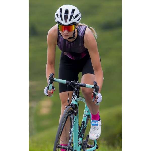 Lady Ergo Suit Zeitfahranzug Damen schwarz/pink (E21-4000)