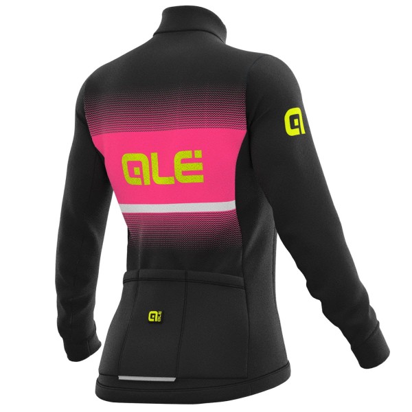 Alé BLEND LADY Radtrikot Damen langarm schwarz/neonpink Alé BLEND LADY Radtrikot Damen langarm schwarz/neonpink