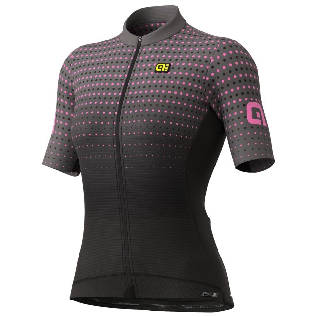 ALE BULLET LADY Radtrikot Damen kurzarm schwarz/pink ALE BULLET LADY Radtrikot Damen kurzarm schwarz/pink