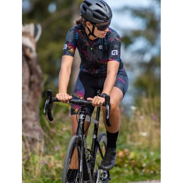 ALE CHIOS LADY Radtrikot Damen kurzarm schwarz ALE CHIOS LADY Radtrikot Damen kurzarm schwarz