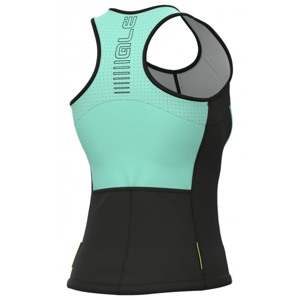 ALE COLOR BLOCK LADY TOP Radtrikot Damen ärmellos türkis E22 ALE COLOR BLOCK LADY TOP Radtrikot Damen ärmellos türkis E22