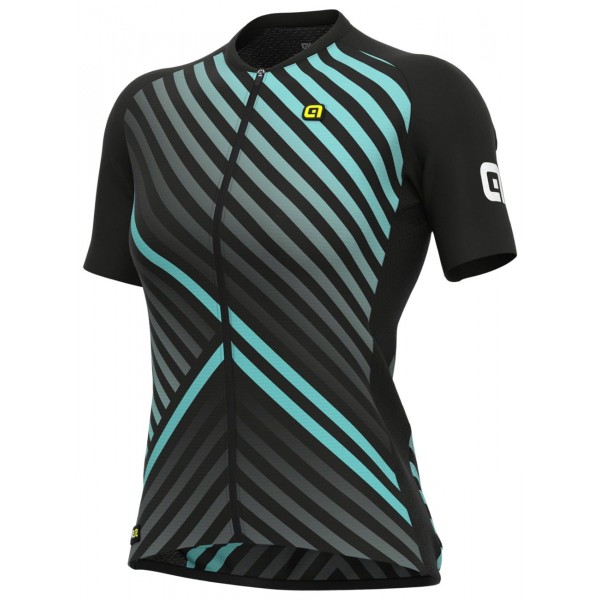 ALE FAST LADY Radtrikot Damen kurzarm schwarz