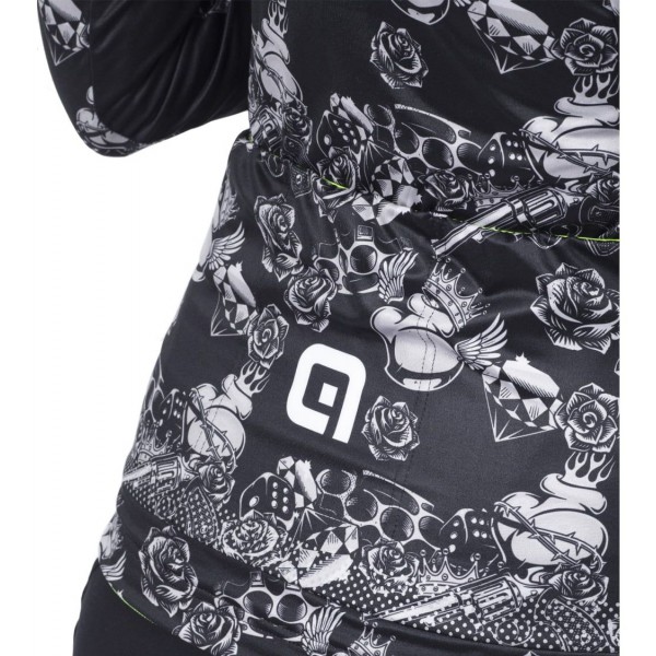 ALE LAS VEGAS Damen Radtrikot langarm schwarz ALE LAS VEGAS Damen Radtrikot langarm schwarz