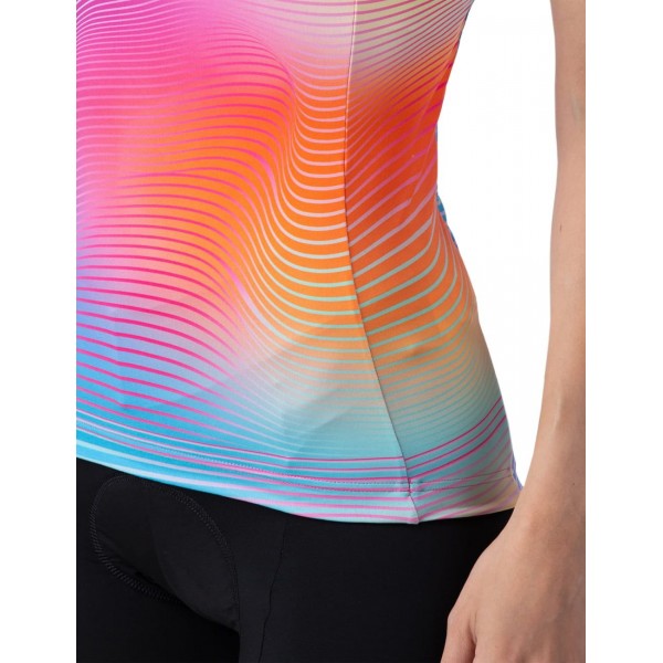 ALE ONDA LADY TOP Radtrikot Damen ärmellos rosa/blau ALE ONDA LADY TOP Radtrikot Damen ärmellos rosa/blau