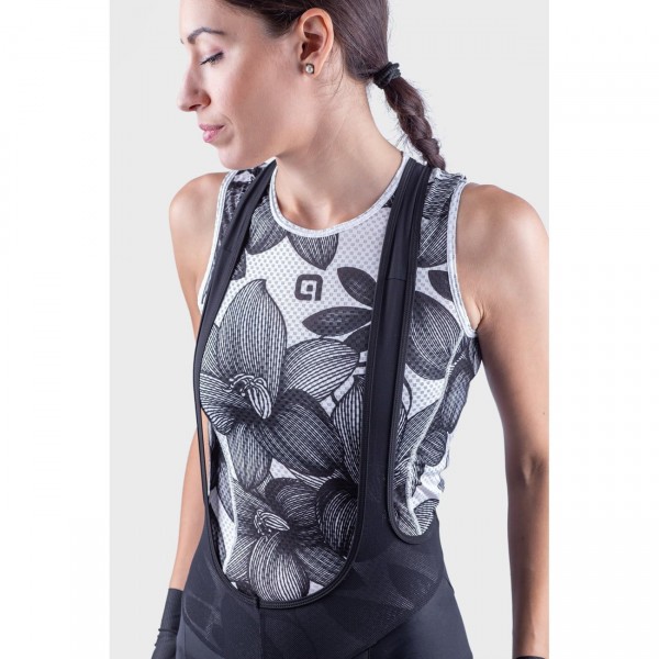 ALE TRAGUARDO Trägerhose Damen kurz schwarz/weiß