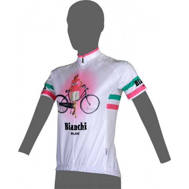 CATTOLICA Damen Radtrikot kurzarm weiß CATTOLICA Damen Radtrikot kurzarm weiß