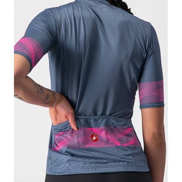 FENICE Radtrikot Damen kurzarm blau (light steel blue) FENICE Radtrikot Damen kurzarm blau (light steel blue)