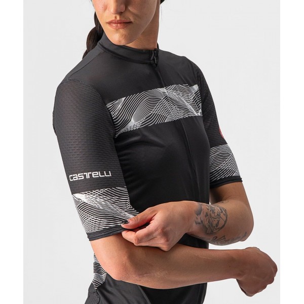 FENICE Radtrikot Damen kurzarm schwarz (light black) FENICE Radtrikot Damen kurzarm schwarz (light black)