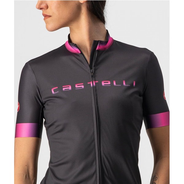 GRADIENT Radtrikot Damen kurzarm schwarz (light black)