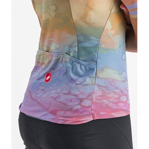 MARMO Radtrikot Damen kurzarm pink-lila (multicolor violet mist) MARMO Radtrikot Damen kurzarm pink-lila (multicolor violet mist)