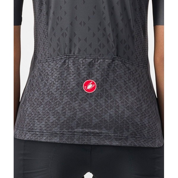 PEZZI Radtrikot Damen kurzarm dunkelgrau (dark gray) PEZZI Radtrikot Damen kurzarm dunkelgrau (dark gray)