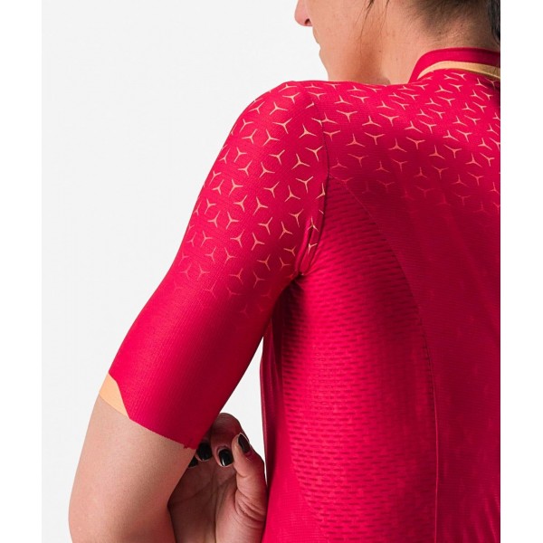 PEZZI Radtrikot Damen kurzarm rot (persian red)