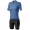 Damen Radsport-Set (Radtrikot Promessa Jacquard+Radhose Prima) blau/schwarz