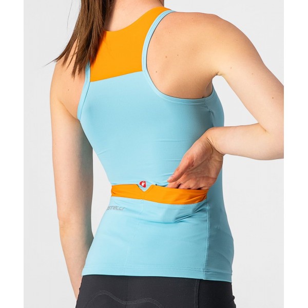 SOLARIS TOP Damen Trägershirt hellblau