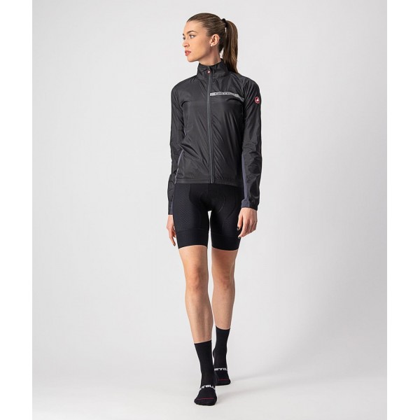 SQUADRA STRETCH W JACKET-Damen Fahrrad Windjacke schwarz SQUADRA STRETCH W JACKET-Damen Fahrrad Windjacke schwarz