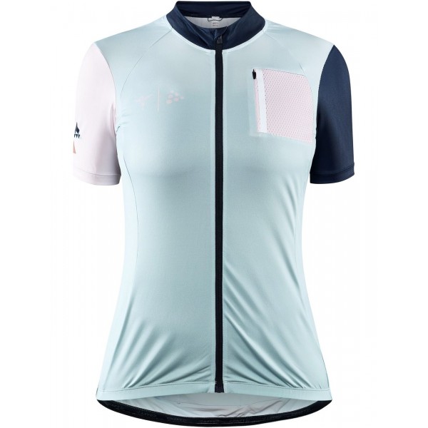 ADV HMC Offroad Radtrikot Damen kurzarm hellblau/rosé (1911219,mineral/powder)