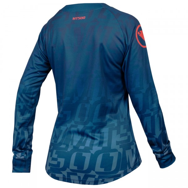 MT500 Print Tee LTD Radtrikot Damen langarm MTB/Freeride blau (E6219BB)