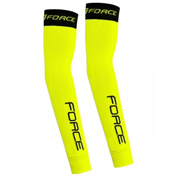 KNITTED 2 Armlinge neongelb (900191)