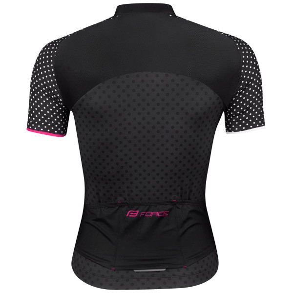 POINTS Radtrikot Damen kurzarm schwarz/pink (9001320) POINTS Radtrikot Damen kurzarm schwarz/pink (9001320)