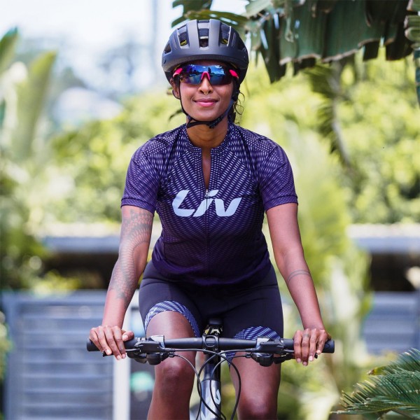 Liv BELIV Radtrikot Damen langarm lila Liv BELIV Radtrikot Damen langarm lila