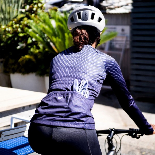 Liv BELIV Radtrikot Damen langarm lila Liv BELIV Radtrikot Damen langarm lila