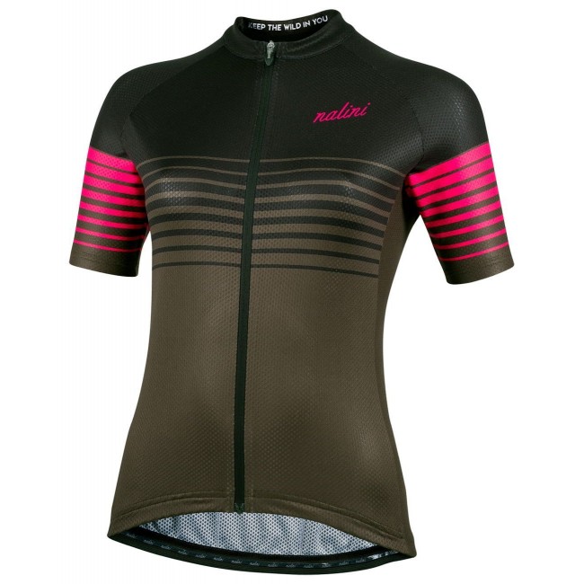 Cross Lady Radtrikot Damen kurzarm dunkelgrün/schwarz (E22-4400) Cross Lady Radtrikot Damen kurzarm dunkelgrün/schwarz (E22-4400)