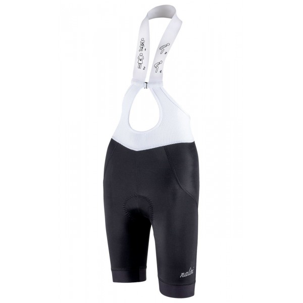 Lady Venture Bib Trägerhose Damen kurz schwarz (E21-4000)