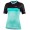MTB Lady Shirt Radtrikot Damen kurzarm türkis/schwarz (E22-4180)