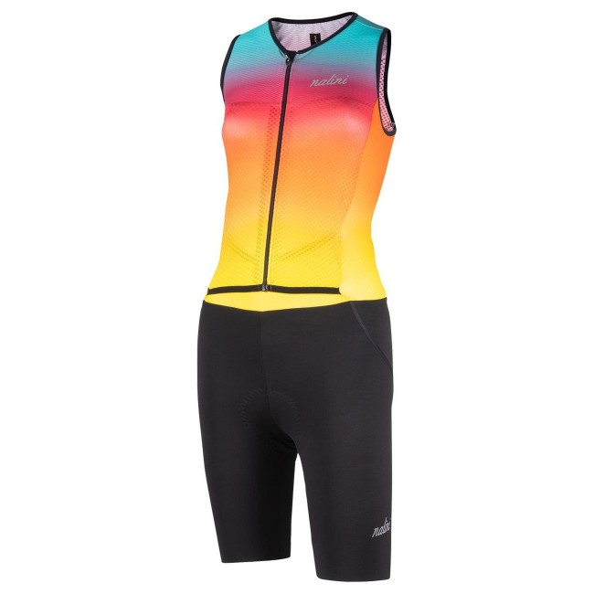 New Lady Ergo Zeitfahranzug Damen schwarz/mehrfarbig (E22-4000) New Lady Ergo Zeitfahranzug Damen schwarz/mehrfarbig (E22-4000)