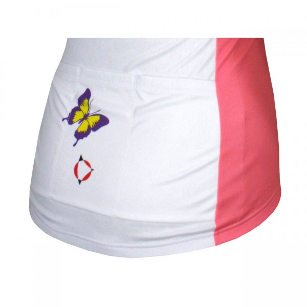 VERONA Radtrikot Damen kurzarm rosa/weiß (E20-5770S) VERONA Radtrikot Damen kurzarm rosa/weiß (E20-5770S)