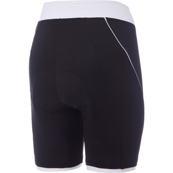 Pista W Radhose Damen kurz schwarz/weiß