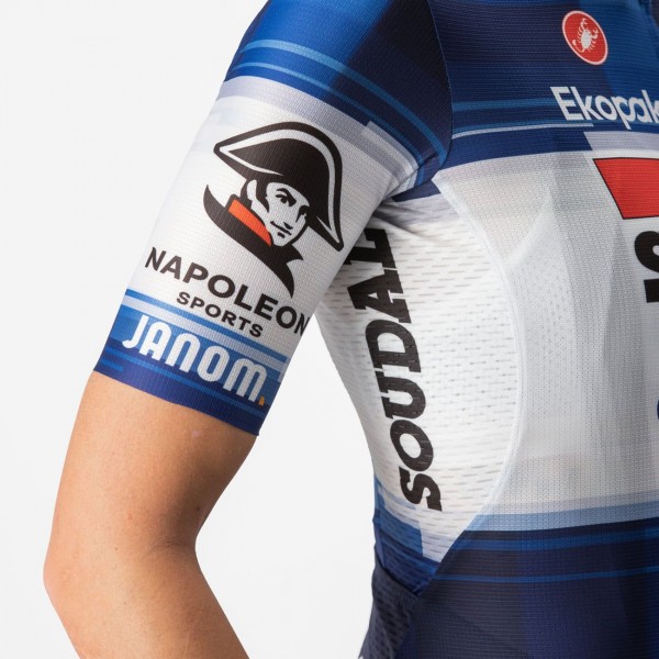 Soudal Quick-Step 2023 Competizione Radtrikot Damen kurzarm-Radsport-Profi-Team Soudal Quick-Step 2023 Competizione Radtrikot Damen kurzarm-Radsport-Profi-Team