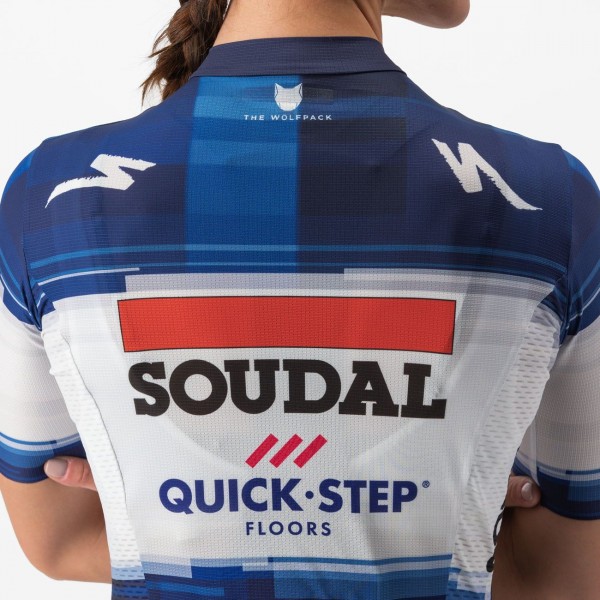 Soudal Quick-Step 2023 Competizione Radtrikot Damen kurzarm-Radsport-Profi-Team Soudal Quick-Step 2023 Competizione Radtrikot Damen kurzarm-Radsport-Profi-Team