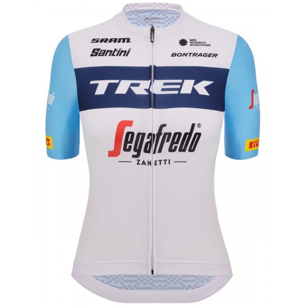 TREK-SEGAFREDO Damen Team 2023 Radsport Set (Radtrikot langer RV+Radhose)-Radsport-Profi-Team