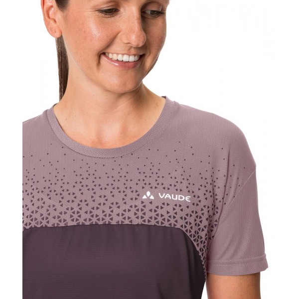 MOAB VI MTB Radtrikot Damen kurzarm schwarz/flieder (lilac dusk)