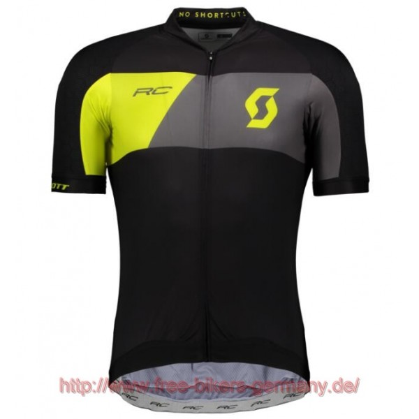 2018 Scott RC PREMIUM PRO TEC sulphur gelb Fahrradbekleidung Radtrikot Satz Kurzarm Radtrikot Kaufen