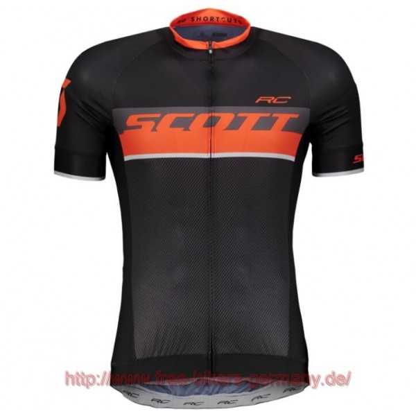 2018 Scott RC PRO tangerine orange Fahrradbekleidung Radtrikot Satz Kurzarm Radtrikot Kaufen