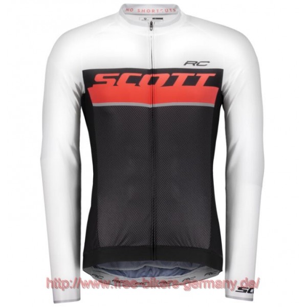 2018 Scott RC PRO fiery rot Fahrradtrikot Langarm Radtrikot Kaufen