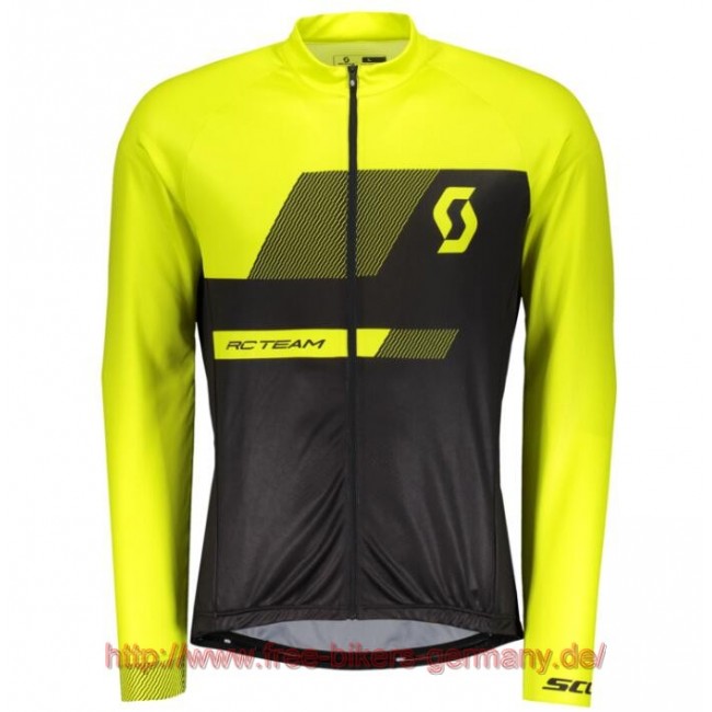2018 Scott RC TEAM 10 sulphur gelb Fahrradtrikot Langarm Radtrikot Kaufen 2018 Scott RC TEAM 10 sulphur gelb Fahrradtrikot Langarm Radtrikot Kaufen