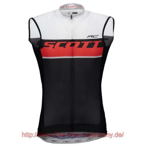 2018 Scott RC PRO fiery rot ärmelloses Trikot Radtrikot Kaufen