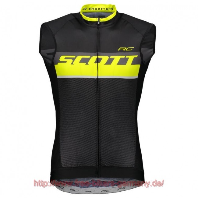 2018 Scott RC PRO sulphur gelb ärmelloses Trikot Radtrikot Kaufen 2018 Scott RC PRO sulphur gelb ärmelloses Trikot Radtrikot Kaufen