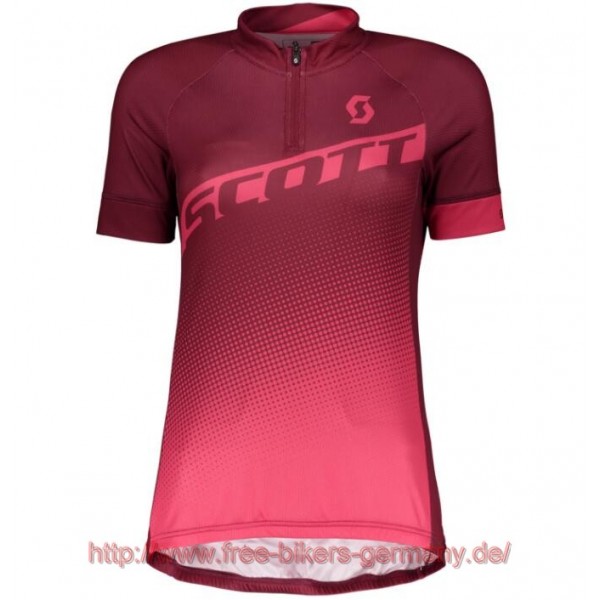 2018 Scott ENDURANCE 40 tibetan rot Damen Fahrradbekleidung Radtrikot Satz Kurzarm Radtrikot Kaufen