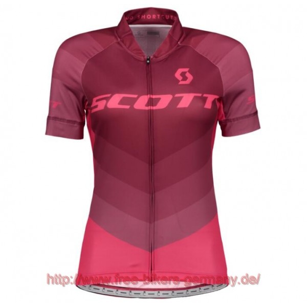 2018 Scott RC PRO tibetan rot Damen Fahrradbekleidung Radtrikot Satz Kurzarm Radtrikot Kaufen