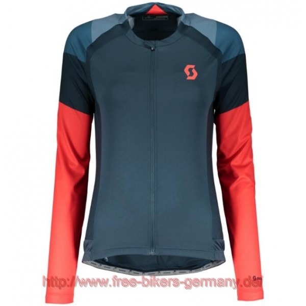 2018 Scott ENDURANCE 20 nightfall blau Damen Fahrradtrikot Langarm Radtrikot Kaufen