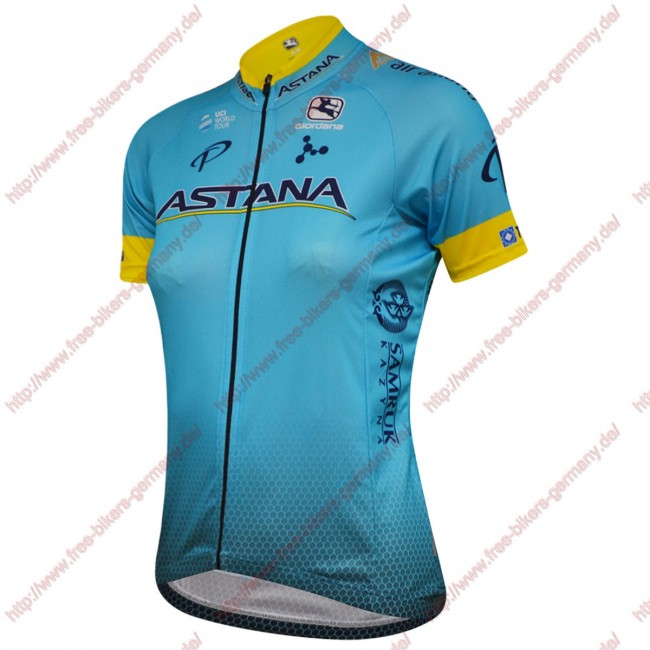 Radsport Astana 2018 Damen Trikot Kurzarm Radtrikot Kaufen Radsport Astana 2018 Damen Trikot Kurzarm Radtrikot Kaufen