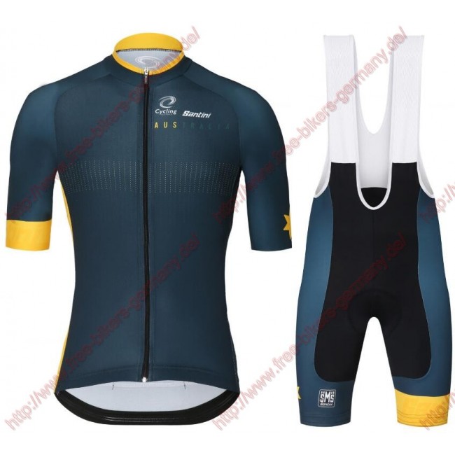 Radsport TEAM AUSTRALIA 2018 CA Radbekleidung Satz Trikot Kurzarm+Trägerh Radtrikot Kaufen Radsport TEAM AUSTRALIA 2018 CA Radbekleidung Satz Trikot Kurzarm+Trägerh Radtrikot Kaufen