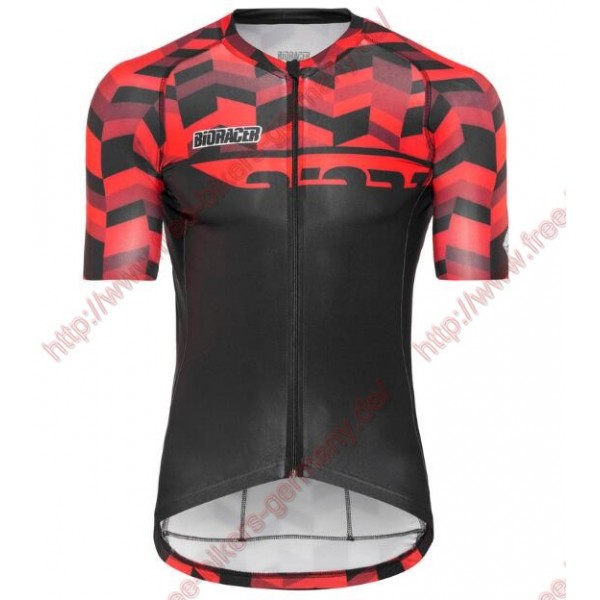 Radsport Bioracer Spitfire Fishbone Rot 2018 Trikot Kurzarm Radtrikot Kaufen