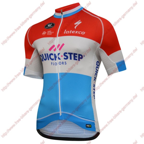 Radsport Quick Step Floors 2018 Luxembourg Champion Trikot Kurzarm Radtrikot Kaufen
