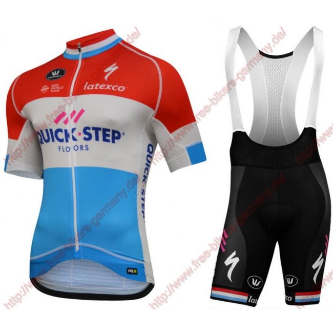 Radsport Quick Step Floors 2018 Luxembourg Champion Radbekleidung Satz Trikot Kurzarm+Trägerh Radtrikot Kaufen Radsport Quick Step Floors 2018 Luxembourg Champion Radbekleidung Satz Trikot Kurzarm+Trägerh Radtrikot Kaufen