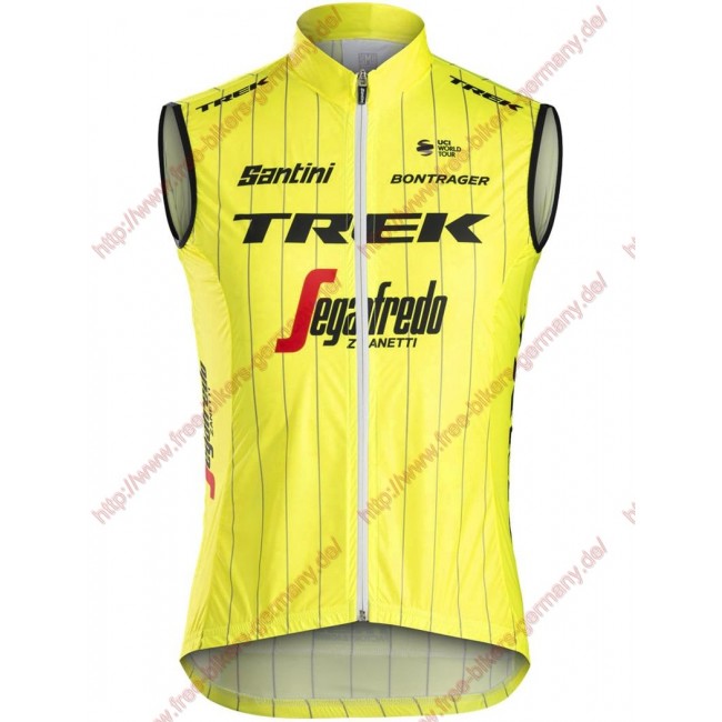 Radsport TREK-SEGAFREDO 2018 fluo gelb Windstopper ärmelloses Trikot Kurz Radtrikot Kaufen Radsport TREK-SEGAFREDO 2018 fluo gelb Windstopper ärmelloses Trikot Kurz Radtrikot Kaufen